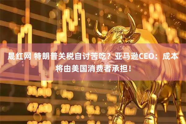 晟红网 特朗普关税自讨苦吃?亚马逊CEO:成本将由美国消费者承担!